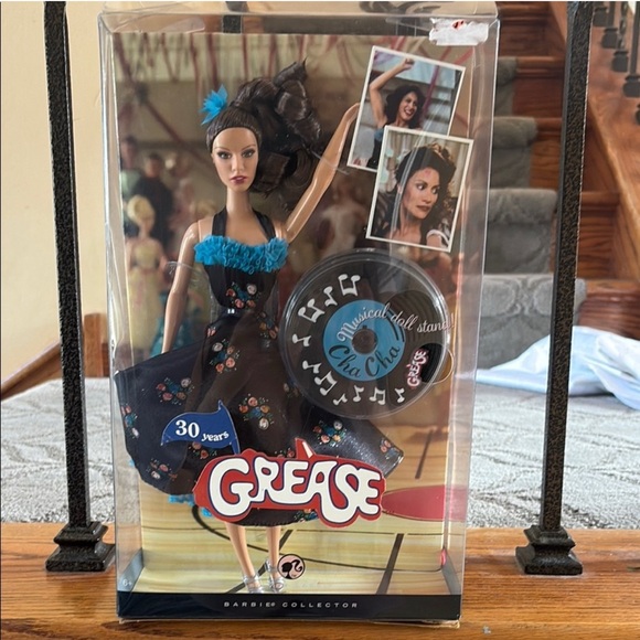 Barbie Grease Collector Doll with Black and Blue Dress